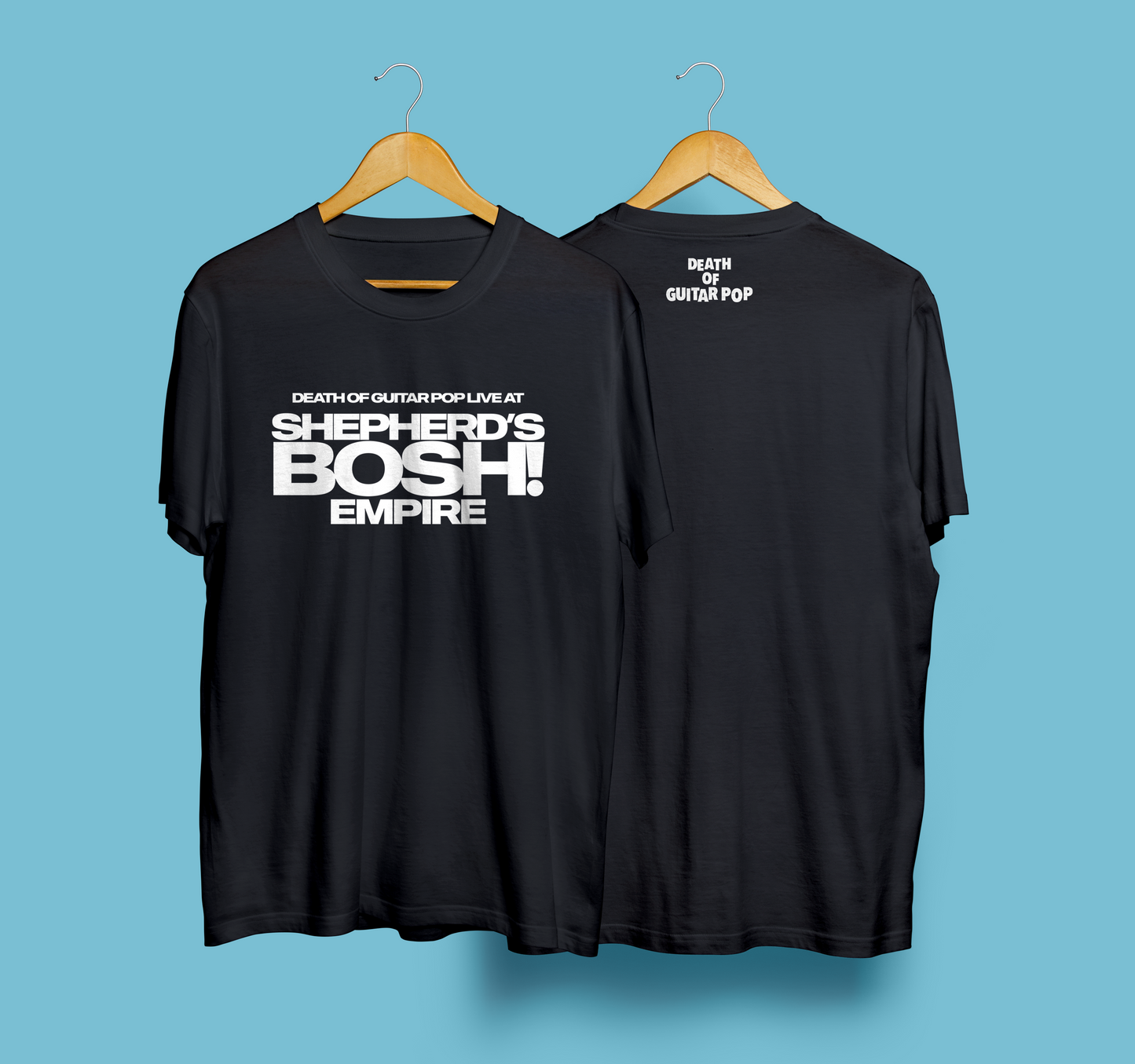 SHEPHERD'S BOSH! EMPIRE BLACK T-SHIRT (PRE-ORDER)