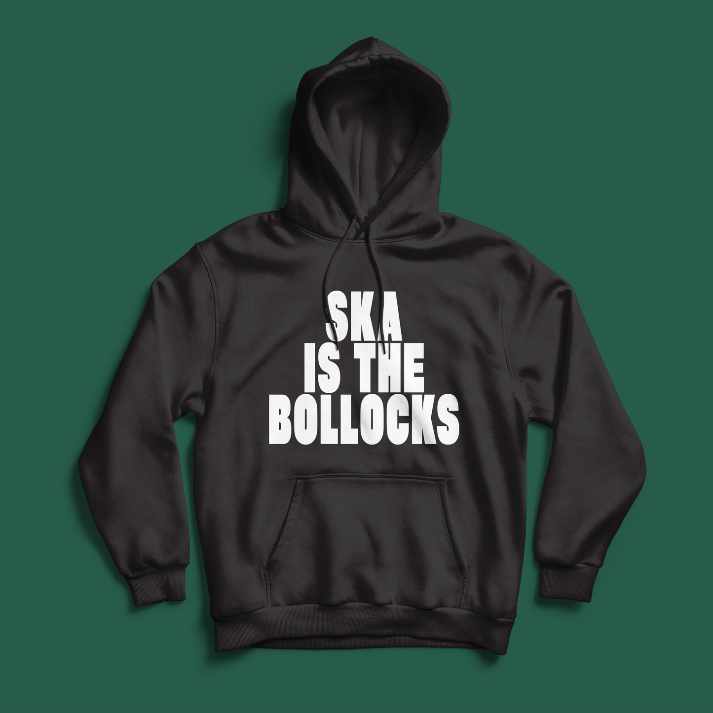 Black 'SKA IS THE BOLLOCKS' Unisex Hoodie