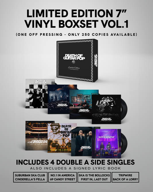 LIMITED EDITION 7" VINYL BOXSET VOLUME 1 (SIGNED BY THE BAND) - ONLY 250 AVAILABLE