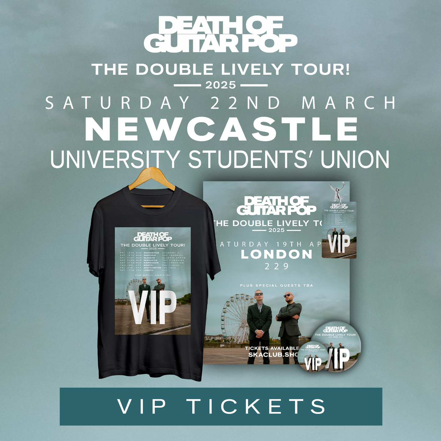 NEWCASTLE UNIVERSITY STUDENTS' UNION - 22/3/25 - VIP