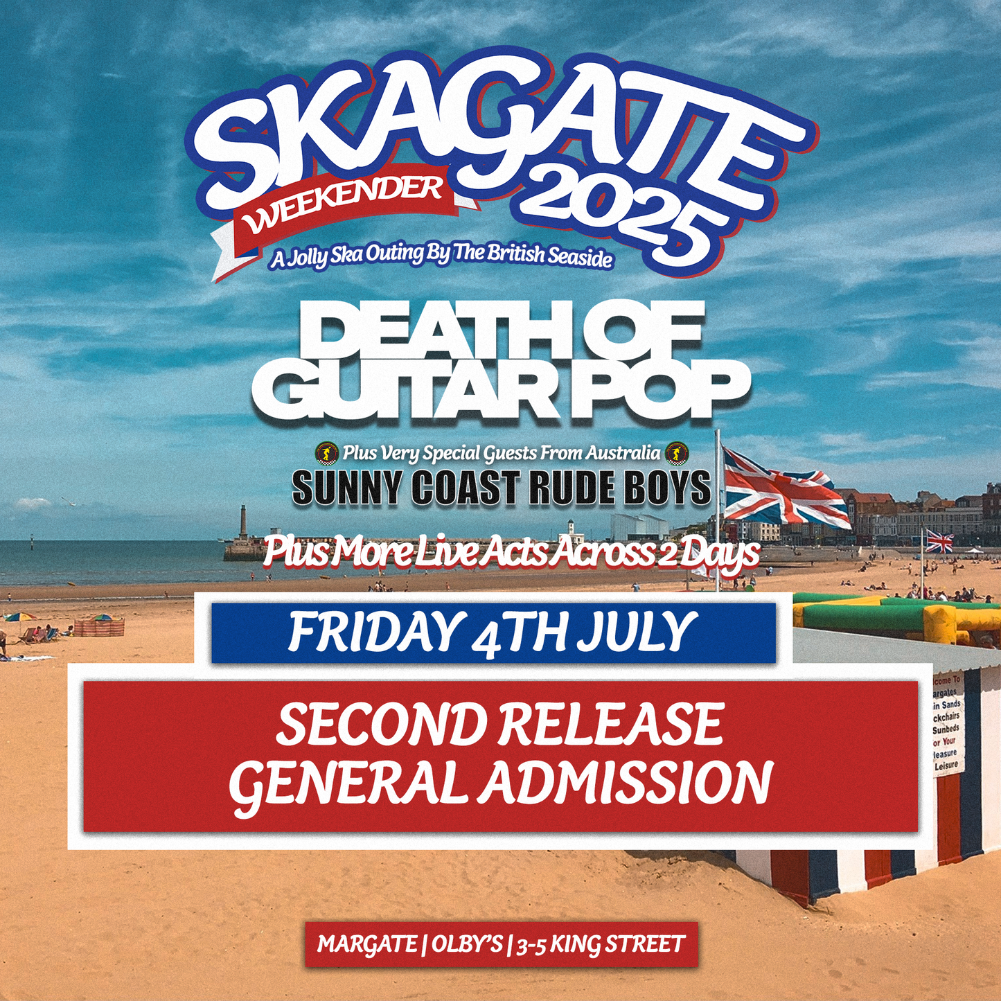 SKAGATE WEEKENDER 2025 - 2ND RELEASE FRIDAY TICKET - 4TH JULY '25