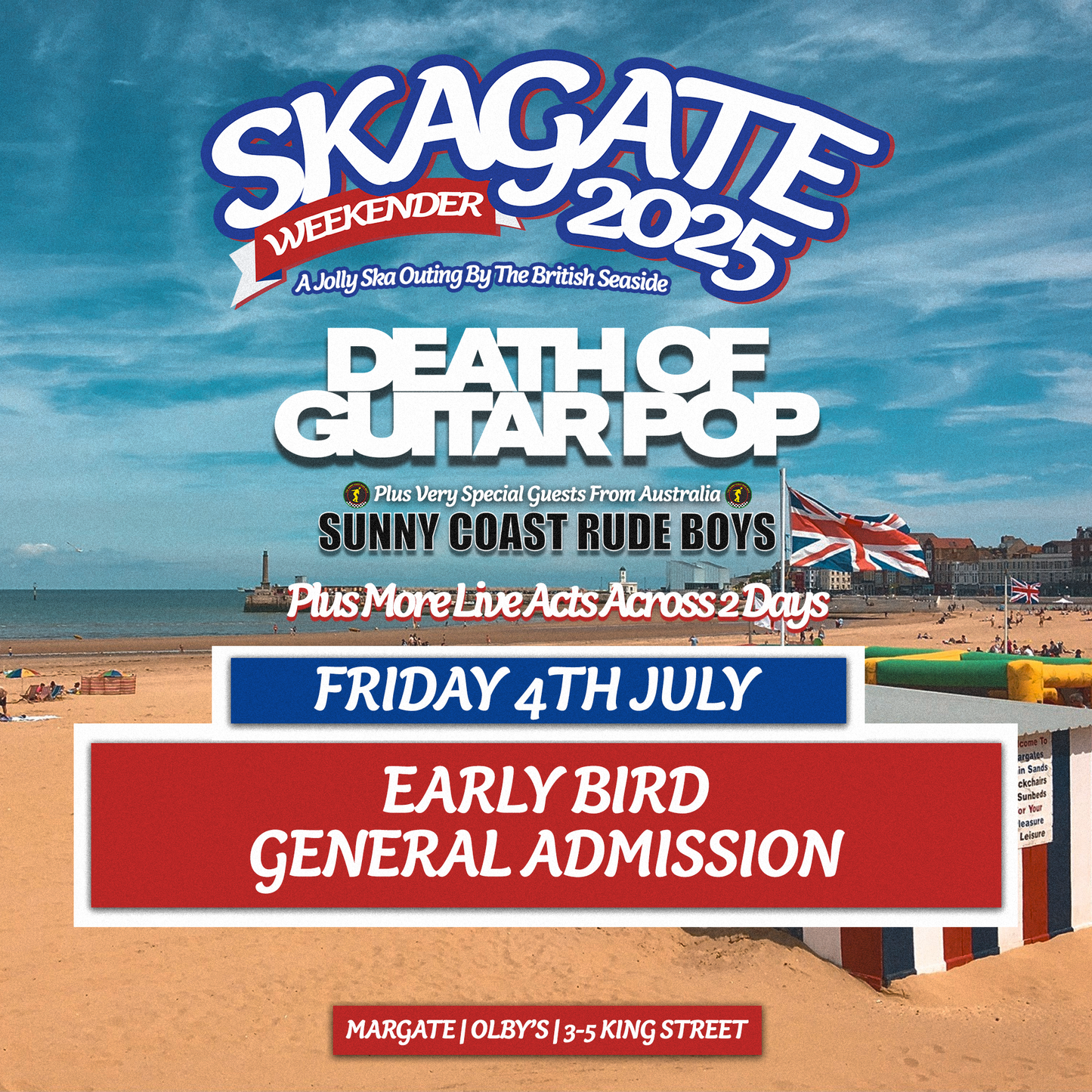 SKAGATE WEEKENDER 2025 - EARLY BIRD FRIDAY TICKET - 4TH JULY ‘25