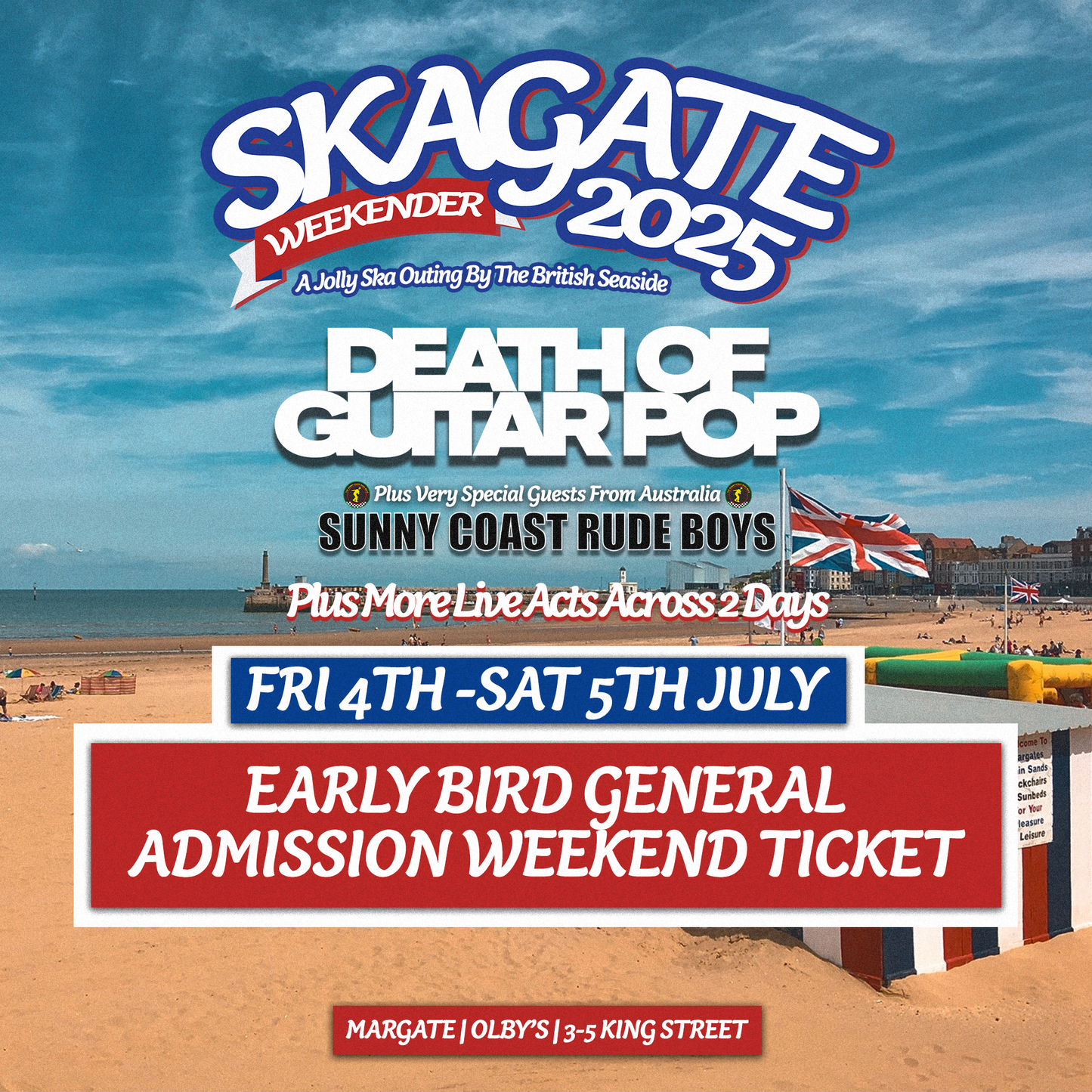 SKAGATE WEEKENDER 2025 - EARLY BIRD WEEKEND TICKET - 4TH & 5TH JULY '25