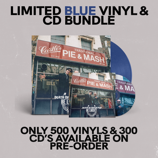 Limited Edition Blue 'Be Lucky' Vinyl & CD Bundle (Signed by the band) [PRE ORDER]