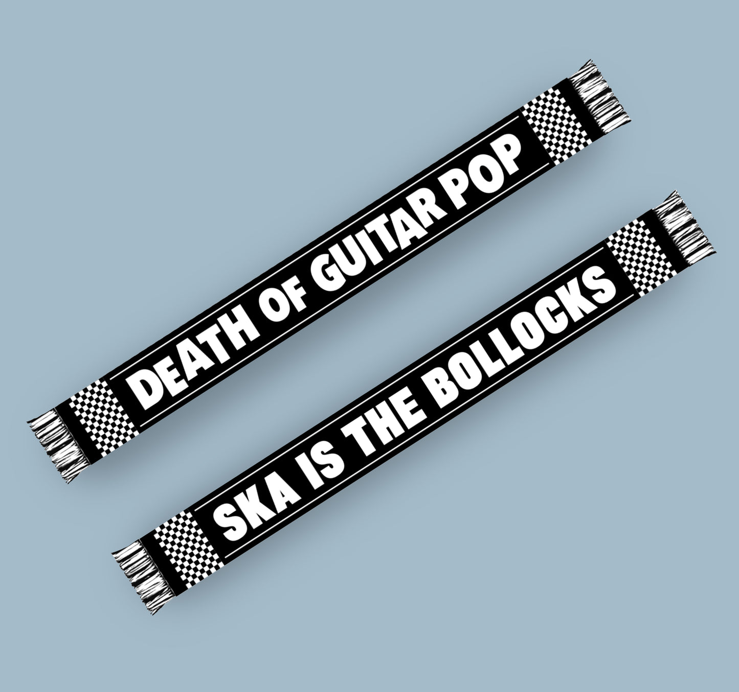 DEATH OF GUITAR POP - SKA IS THE BOLLOCKS SKARF