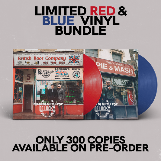 Limited Edition 'Be Lucky' Red & Blue Vinyl Bundle (Signed by the band) [PRE ORDER]
