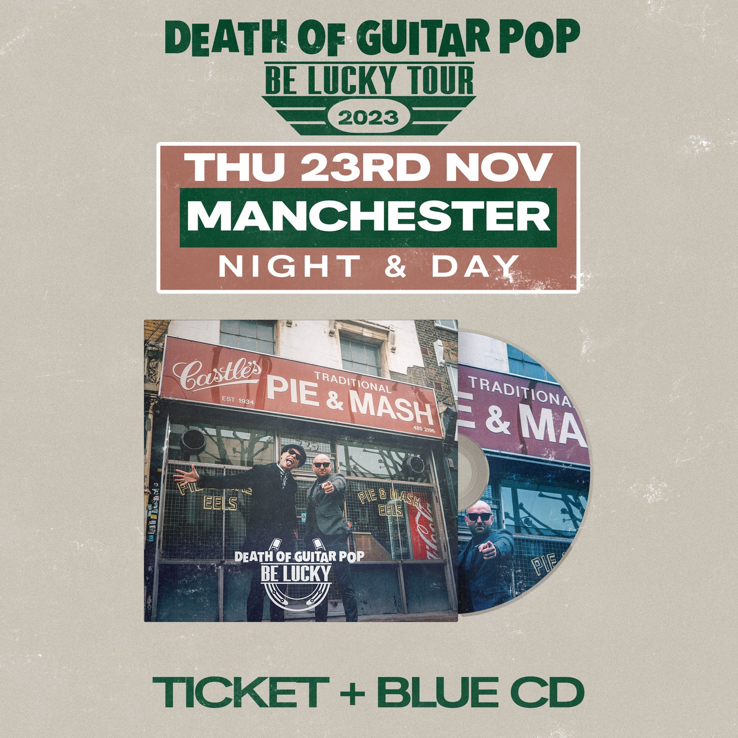 MANCHESTER - NIGHT & DAY 23/11/23 - GENERAL ADMISSION + BLUE CD BUNDLE