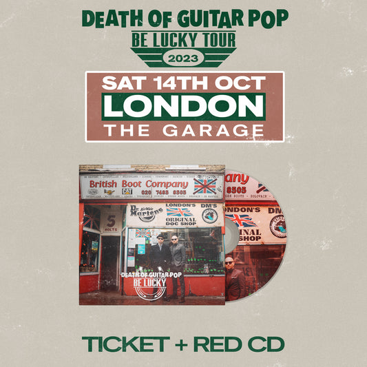 LONDON - THE GARAGE 14/10/23 - GENERAL ADMISSION + RED CD BUNDLE