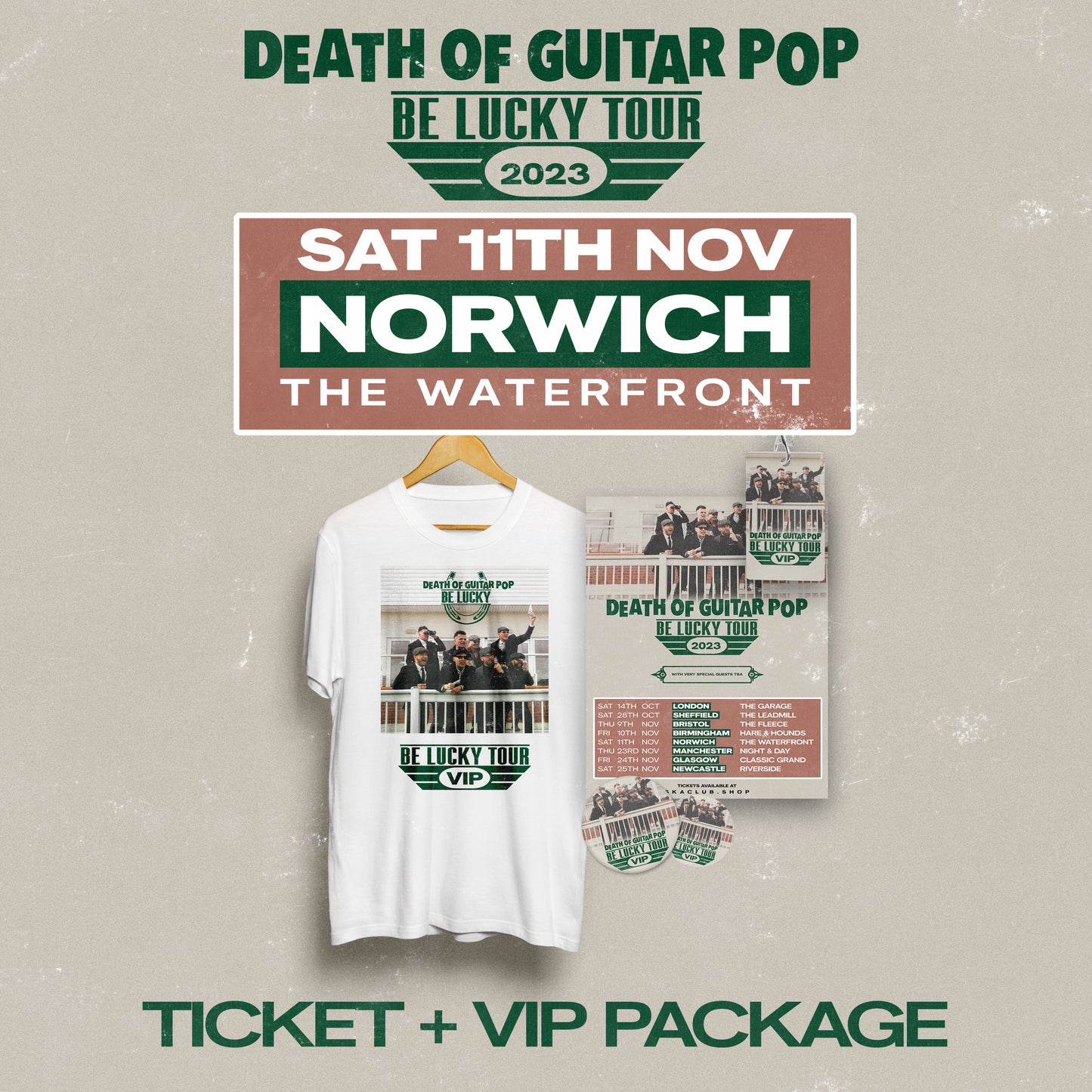 NORWICH - THE WATERFRONT 11/11/23 - VIP PACKAGE